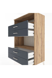 Hyperion Dolap 2 Raflı 4 Çekmeceli 88x44x134 - S51M130V8B