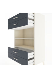 Hyperion Dolap 2 Raflı 4 Çekmeceli 88x44x134 - S51M131V2B