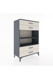 Hyperion Dolap 2 Raflı 4 Çekmeceli 88x44x134 - S51M131V4B