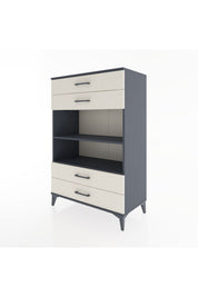 Hyperion Dolap 2 Raflı 4 Çekmeceli 88x44x134 - S51M131V4B