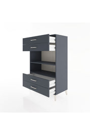 Hyperion Dolap 2 Raflı 4 Çekmeceli 88x44x134 - S51M131V5B