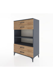 Hyperion Dolap 2 Raflı 4 Çekmeceli 88x44x134 - S51M131V6B