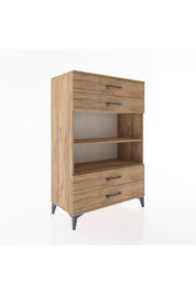 Hyperion Dolap 2 Raflı 4 Çekmeceli 88x44x134 - S51M131V9B
