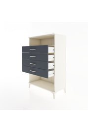 Hyperion Dolap Tek Raflı 4 Çekmeceli 88x44x134 - S51M132V2B