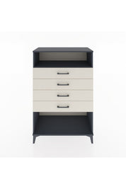 Hyperion Dolap Tek Raflı 4 Çekmeceli 88x44x134 - S51M132V4B