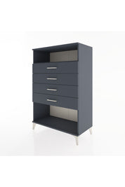 Hyperion Dolap Tek Raflı 4 Çekmeceli 88x44x134 - S51M132V5B
