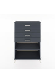 Hyperion Dolap Tek Raflı 4 Çekmeceli 88x44x134 - S51M133V5B