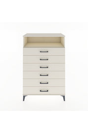Hyperion Dolap Tek Raflı 6 Çekmeceli 88x44x134 - S51M134V1B