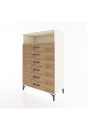 Hyperion Dolap Tek Raflı 6 Çekmeceli 88x44x134 - S51M134V3B