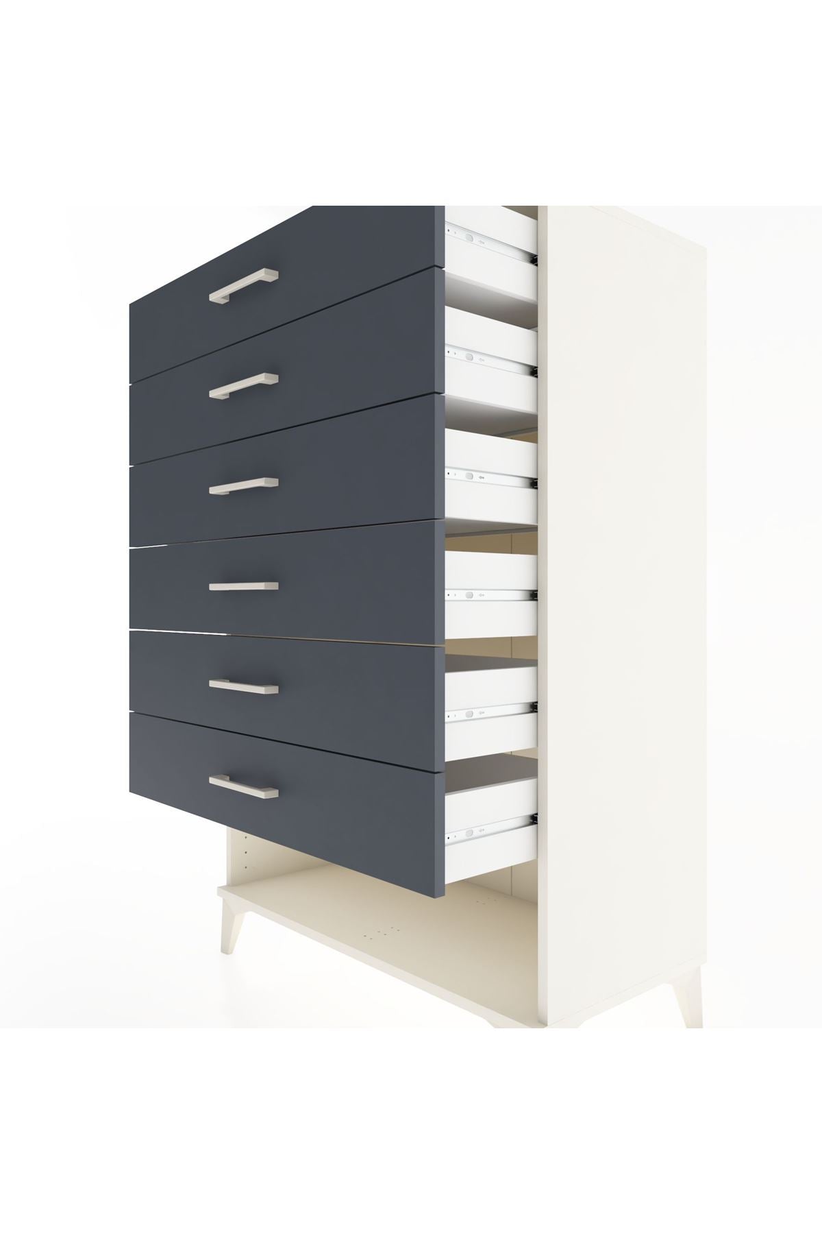 Hyperion Dolap 6 Çekmeceli 88x44x134 - S51M135V2B