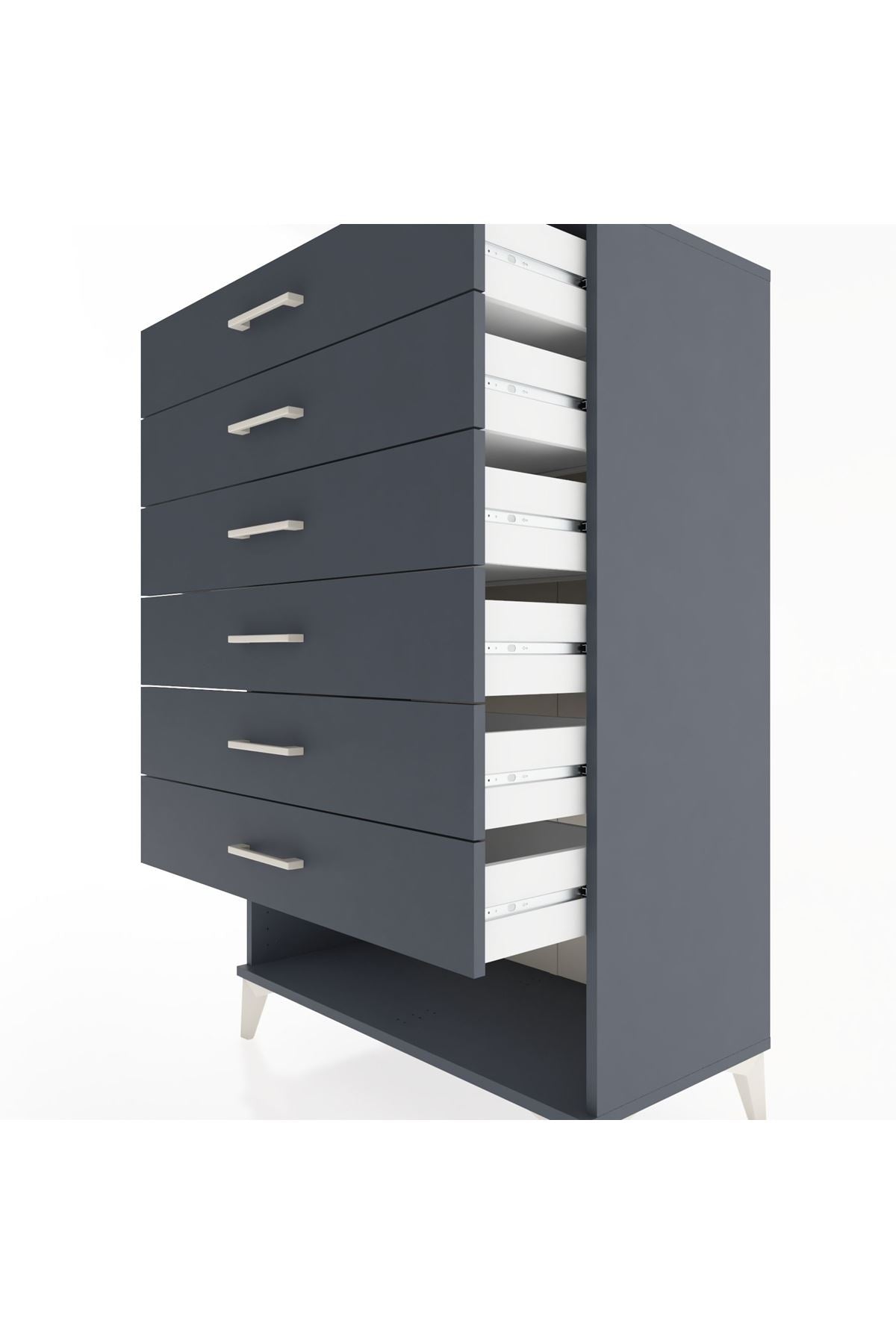 Hyperion Dolap 6 Çekmeceli 88x44x134 - S51M135V5B