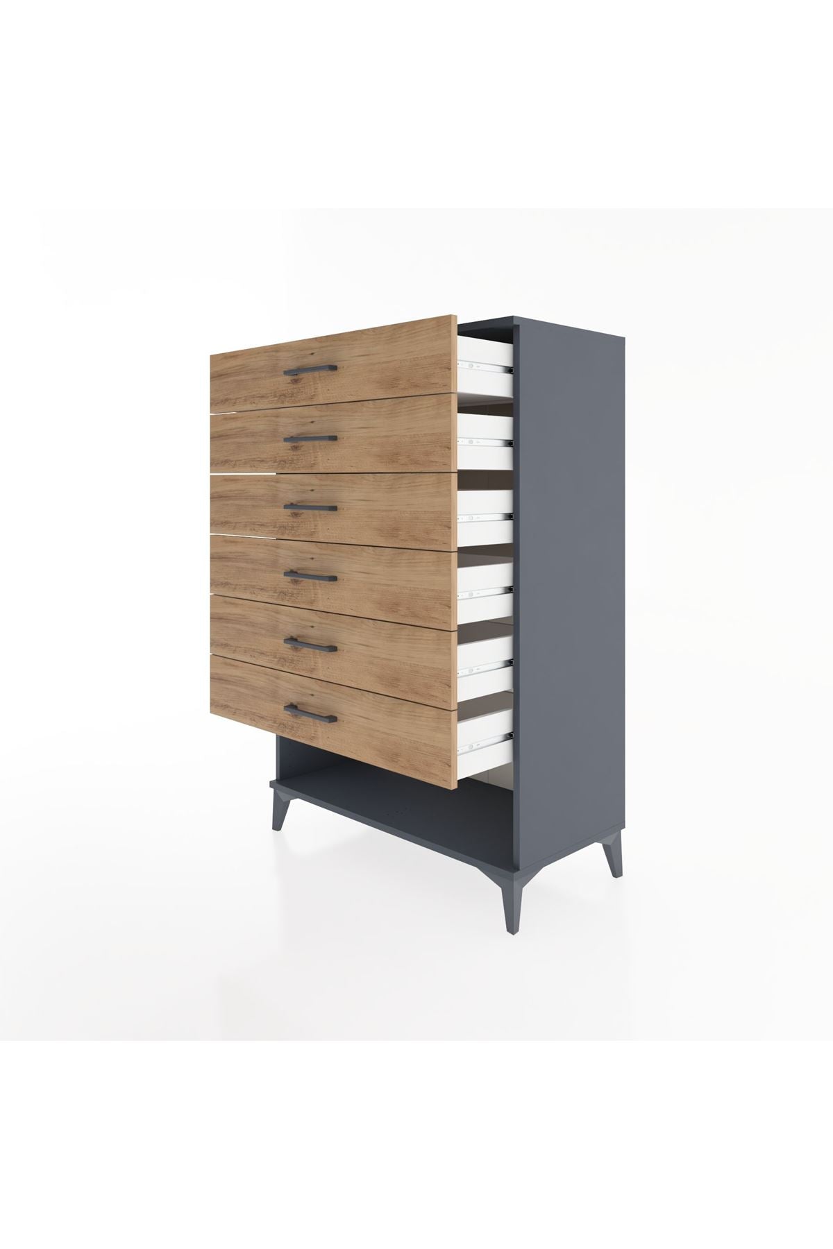 Hyperion Dolap 6 Çekmeceli 88x44x134 - S51M135V6B