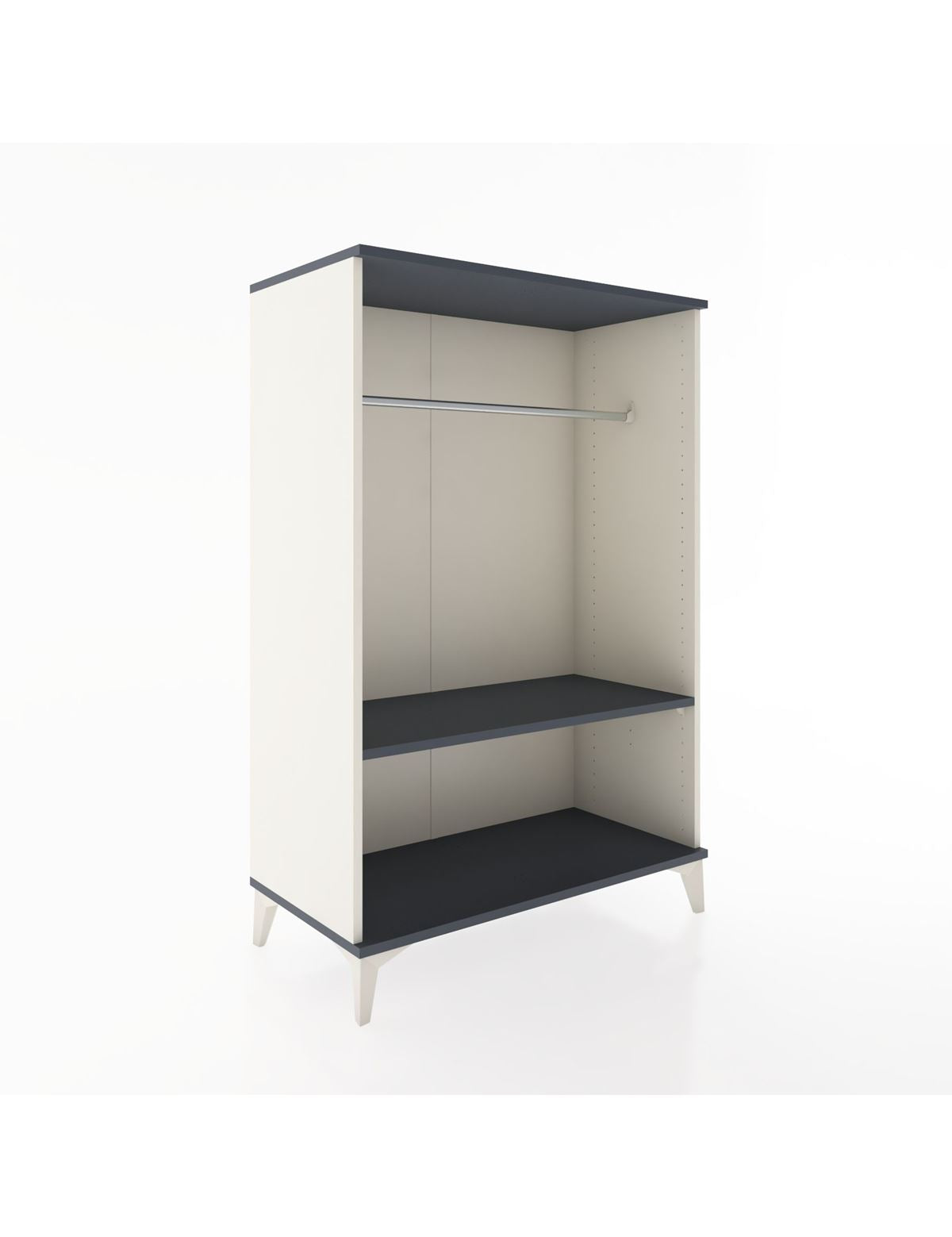 Hyperion Dolap Tek Raflı Tek Askılı 88x44x134 - S51M137V2B