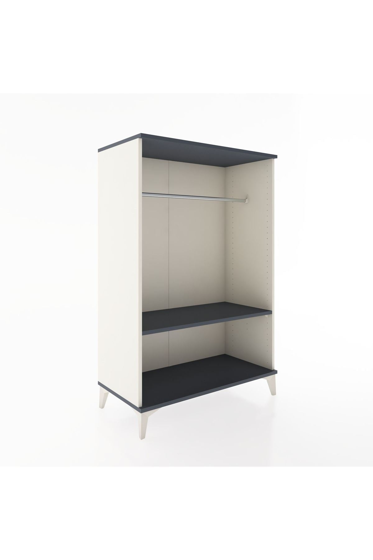 Hyperion Dolap Tek Raflı Tek Askılı 88x44x134 - S51M137V2B