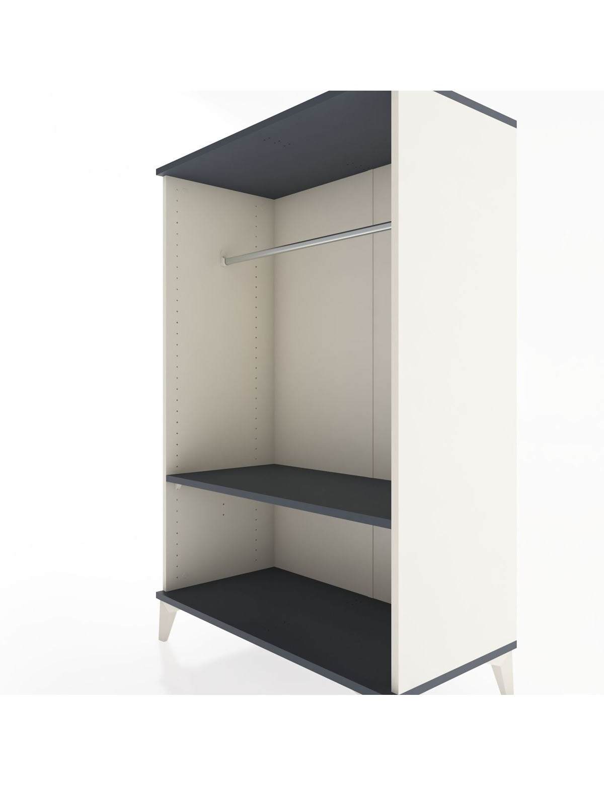 Hyperion Dolap Tek Raflı Tek Askılı 88x44x134 - S51M137V2B