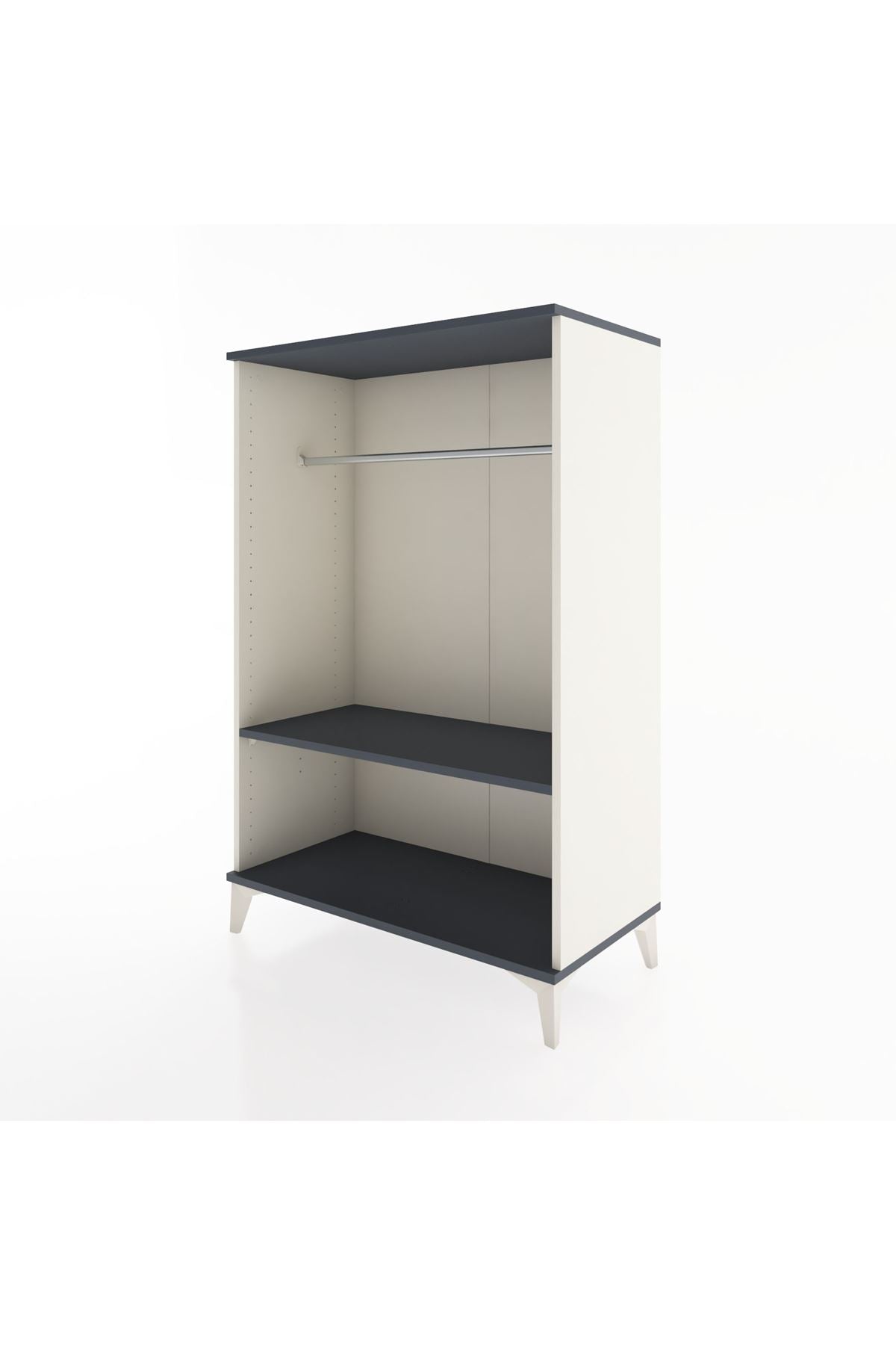 Hyperion Dolap Tek Raflı Tek Askılı 88x44x134 - S51M137V2B