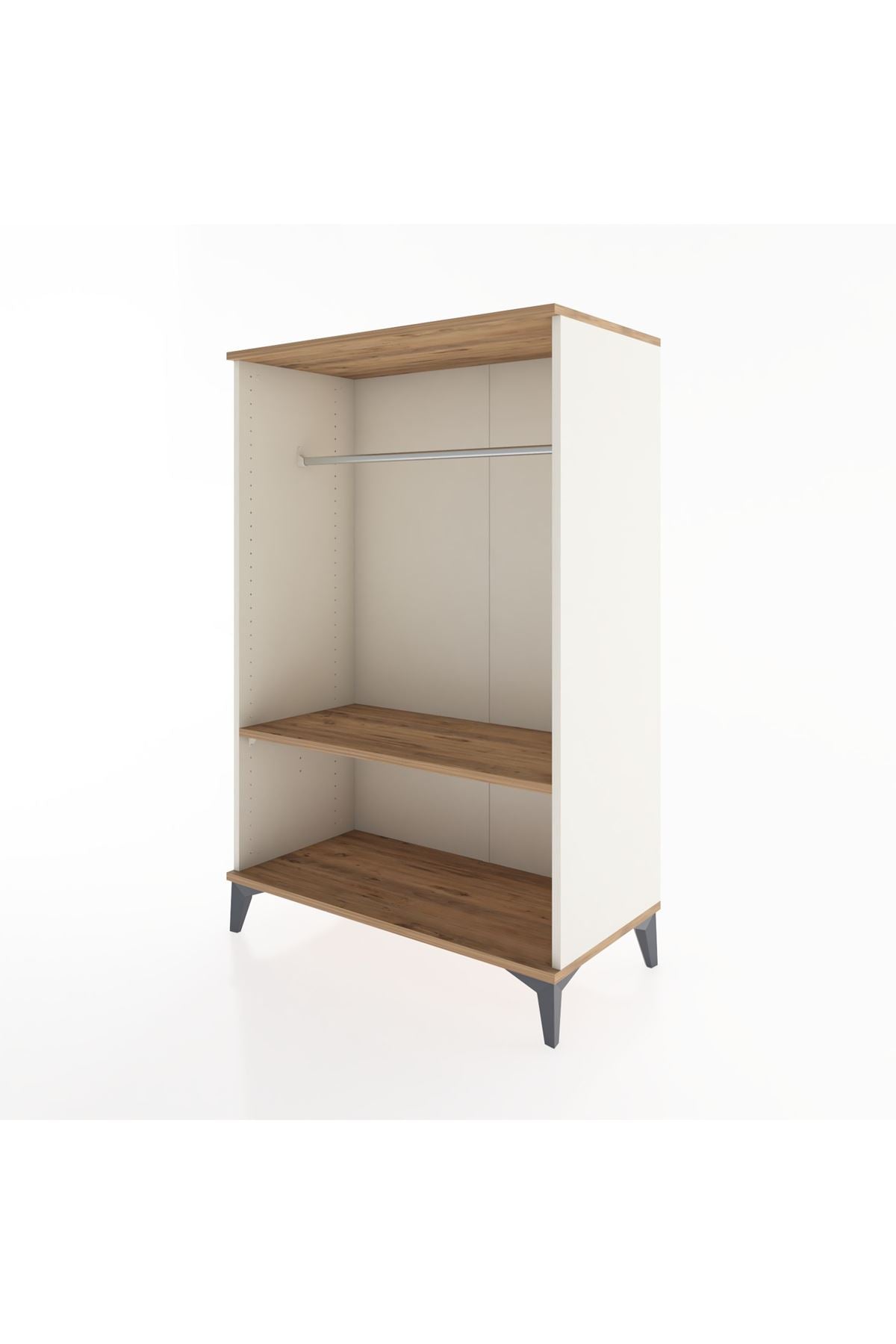 Hyperion Dolap Tek Raflı Tek Askılı 88x44x134 - S51M137V3B