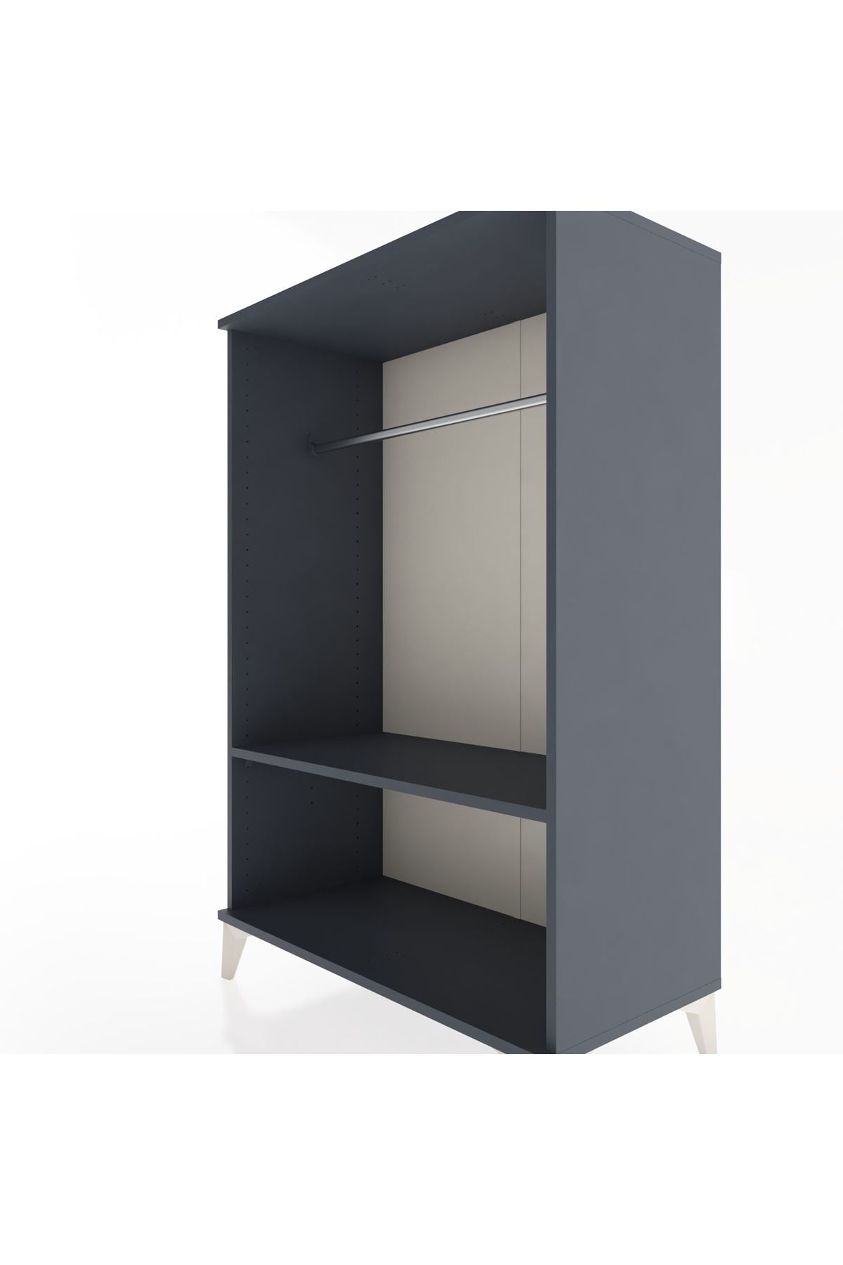 Hyperion Dolap Tek Raflı Tek Askılı 88x44x134 - S51M137V5B