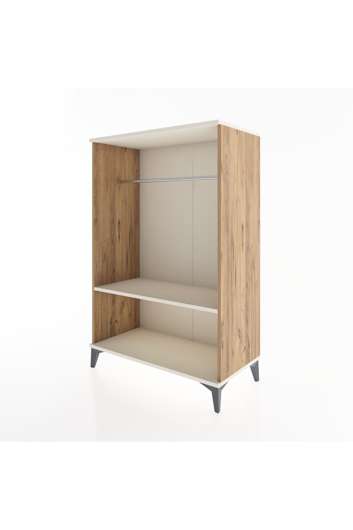 Hyperion Dolap Tek Raflı Tek Askılı 88x44x134 - S51M137V7B