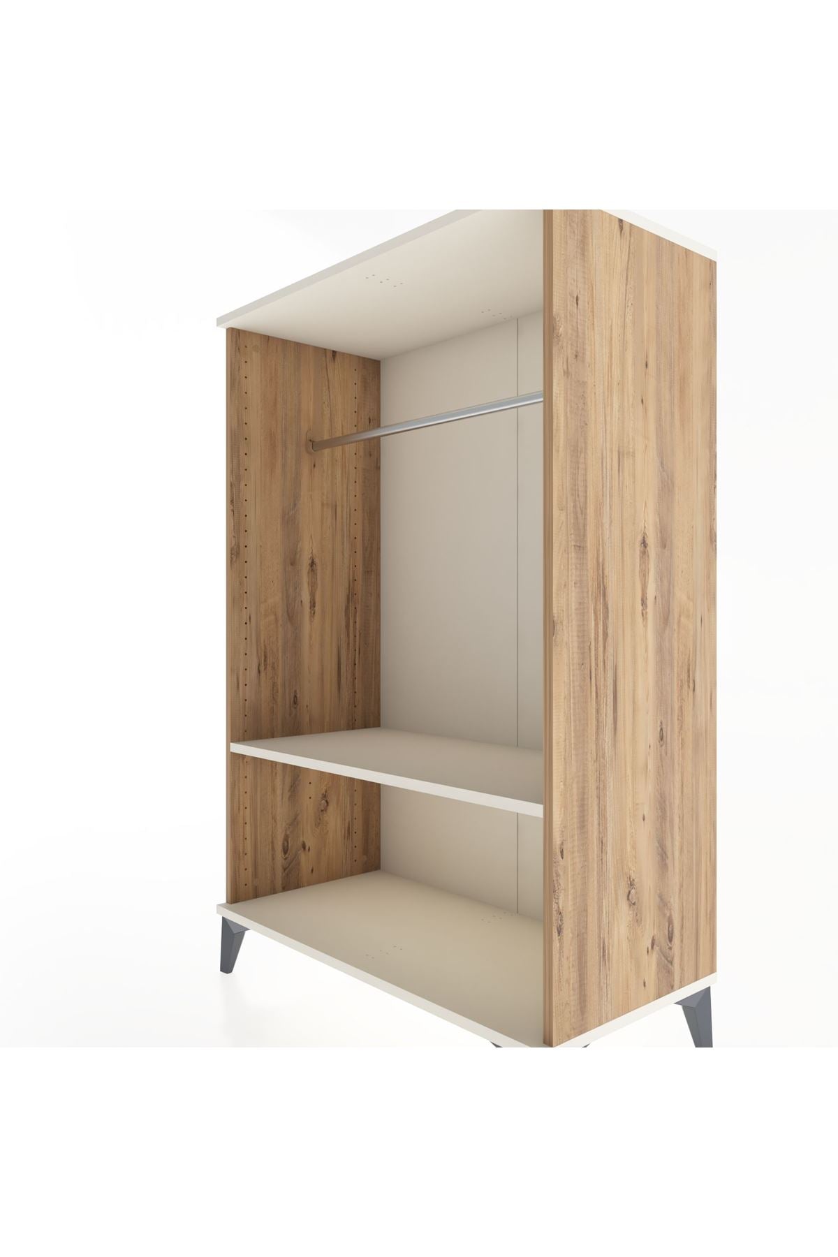 Hyperion Dolap Tek Raflı Tek Askılı 88x44x134 - S51M137V7B