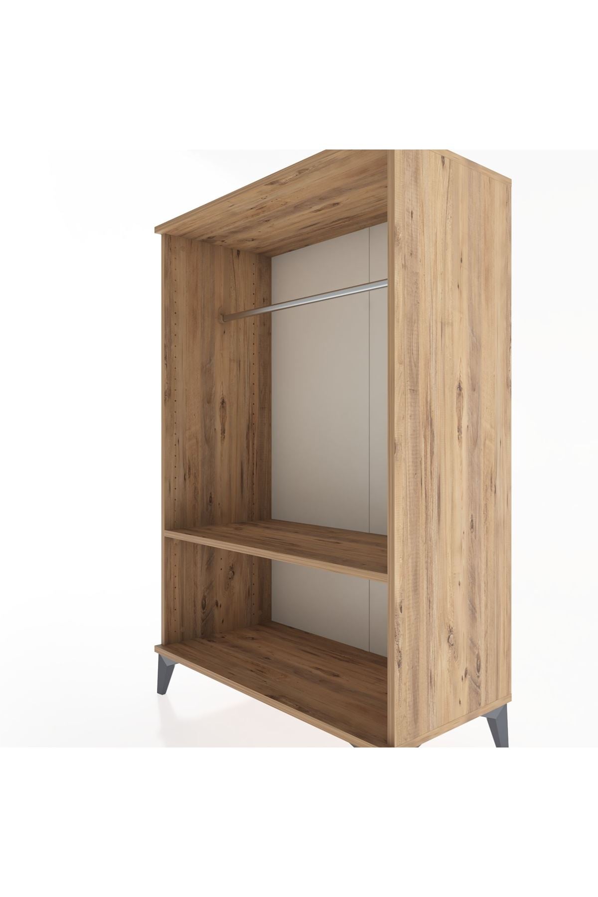 Hyperion Dolap Tek Raflı Tek Askılı 88x44x134 - S51M137V9B