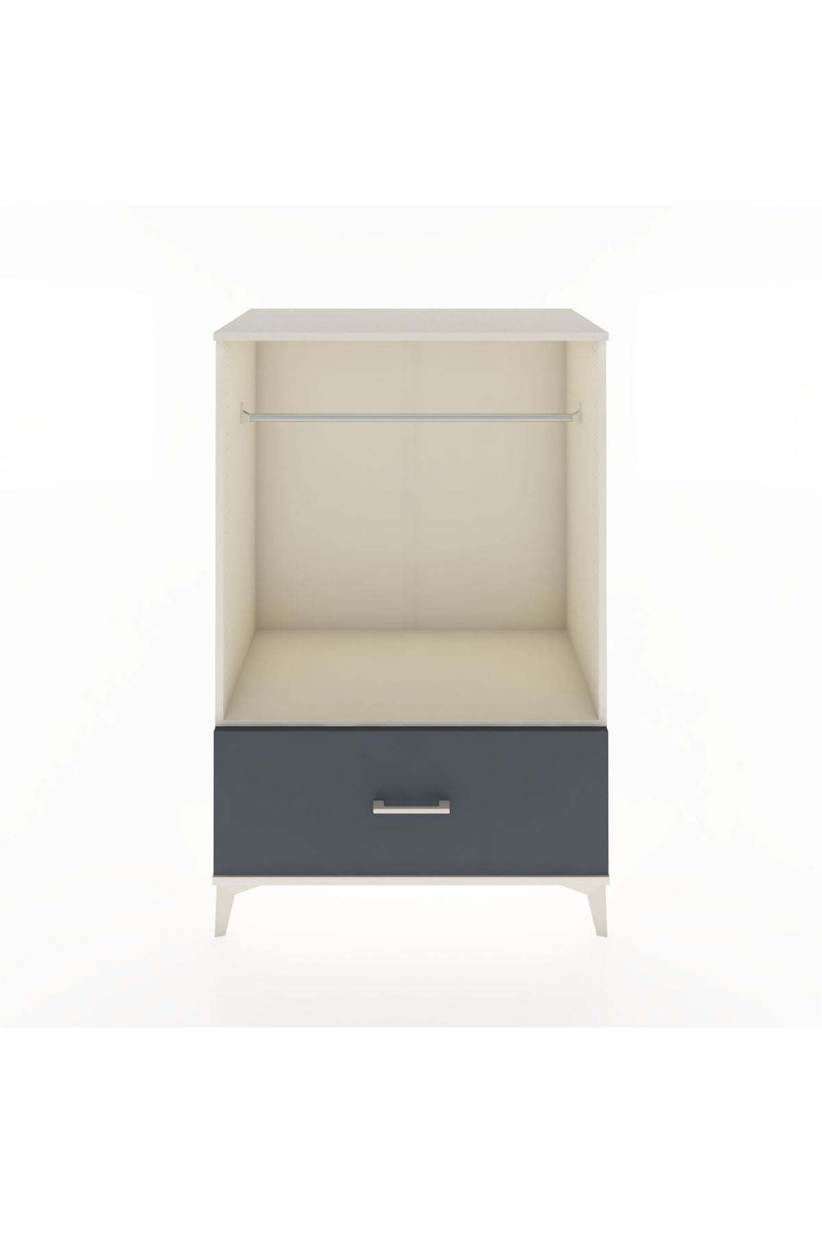 Hyperion Dolap Tek Raflı Tek Çekmeceli Tek Askılı 88x44x134 - S51M139V2B