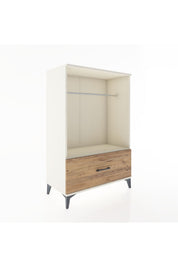 Hyperion Dolap Tek Raflı Tek Çekmeceli Tek Askılı 88x44x134 - S51M139V3B