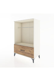 Hyperion Dolap Tek Raflı Tek Çekmeceli Tek Askılı 88x44x134 - S51M139V3B