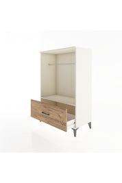 Hyperion Dolap Tek Raflı Tek Çekmeceli Tek Askılı 88x44x134 - S51M139V3B