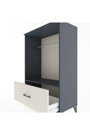 Hyperion Dolap Tek Raflı Tek Çekmeceli Tek Askılı 88x44x134 - S51M139V4B