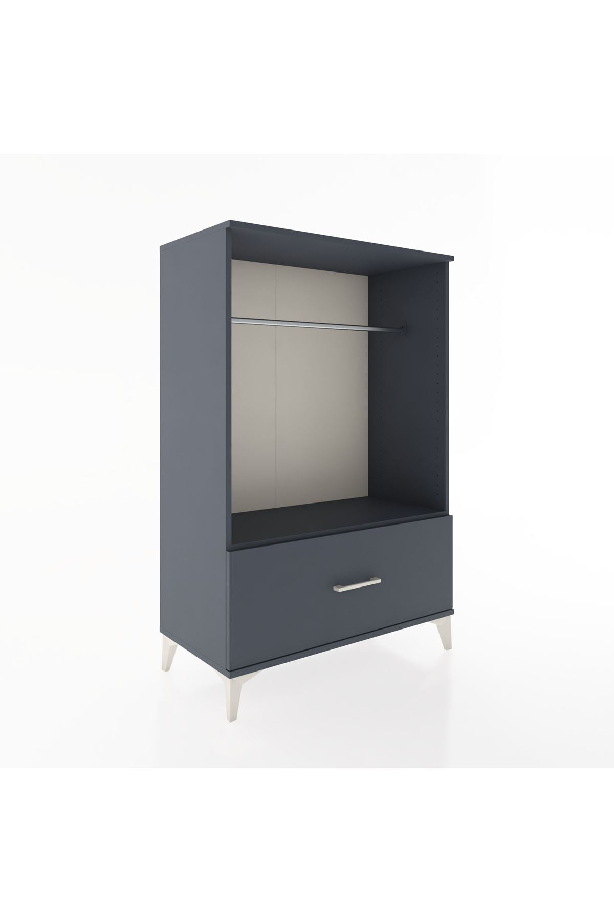 Hyperion Dolap Tek Raflı Tek Çekmeceli Tek Askılı 88x44x134 - S51M139V5B