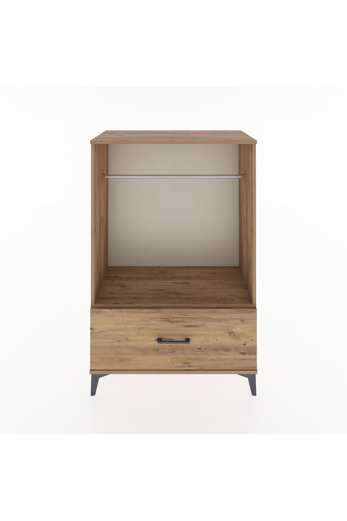 Hyperion Dolap Tek Raflı Tek Çekmeceli Tek Askılı 88x44x134 - S51M139V9B