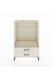 Hyperion Dolap Tek Raflı 2 Çekmeceli Tek Askılı 88x44x134 - S51M140V1B