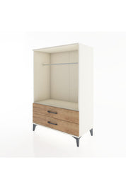 Hyperion Dolap Tek Raflı 2 Çekmeceli Tek Askılı 88x44x134 - S51M140V3B
