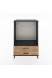 Hyperion Dolap Tek Raflı 2 Çekmeceli Tek Askılı 88x44x134 - S51M140V6B