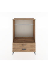 Hyperion Dolap Tek Raflı 2 Çekmeceli Tek Askılı 88x44x134