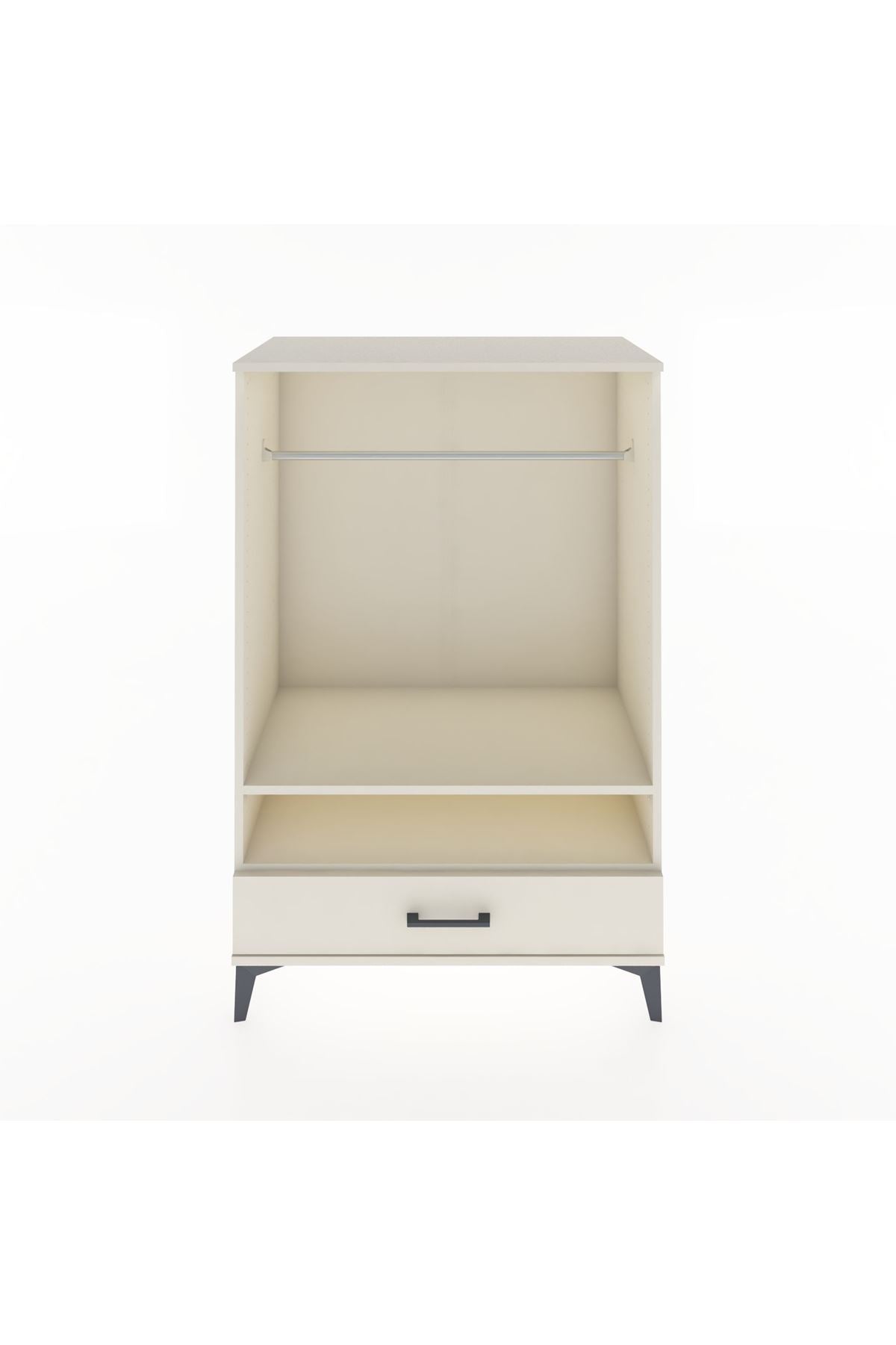 Hyperion Dolap 2 Raflı Tek Çekmeceli Tek Askılı 88x44x134 - S51M141V1B