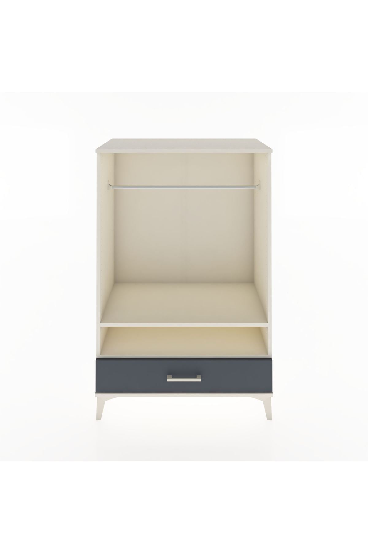 Hyperion Dolap 2 Raflı Tek Çekmeceli Tek Askılı 88x44x134 - S51M141V2B