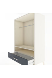 Hyperion Dolap 2 Raflı Tek Çekmeceli Tek Askılı 88x44x134 - S51M141V2B