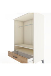 Hyperion Dolap 2 Raflı Tek Çekmeceli Tek Askılı 88x44x134 - S51M141V3B