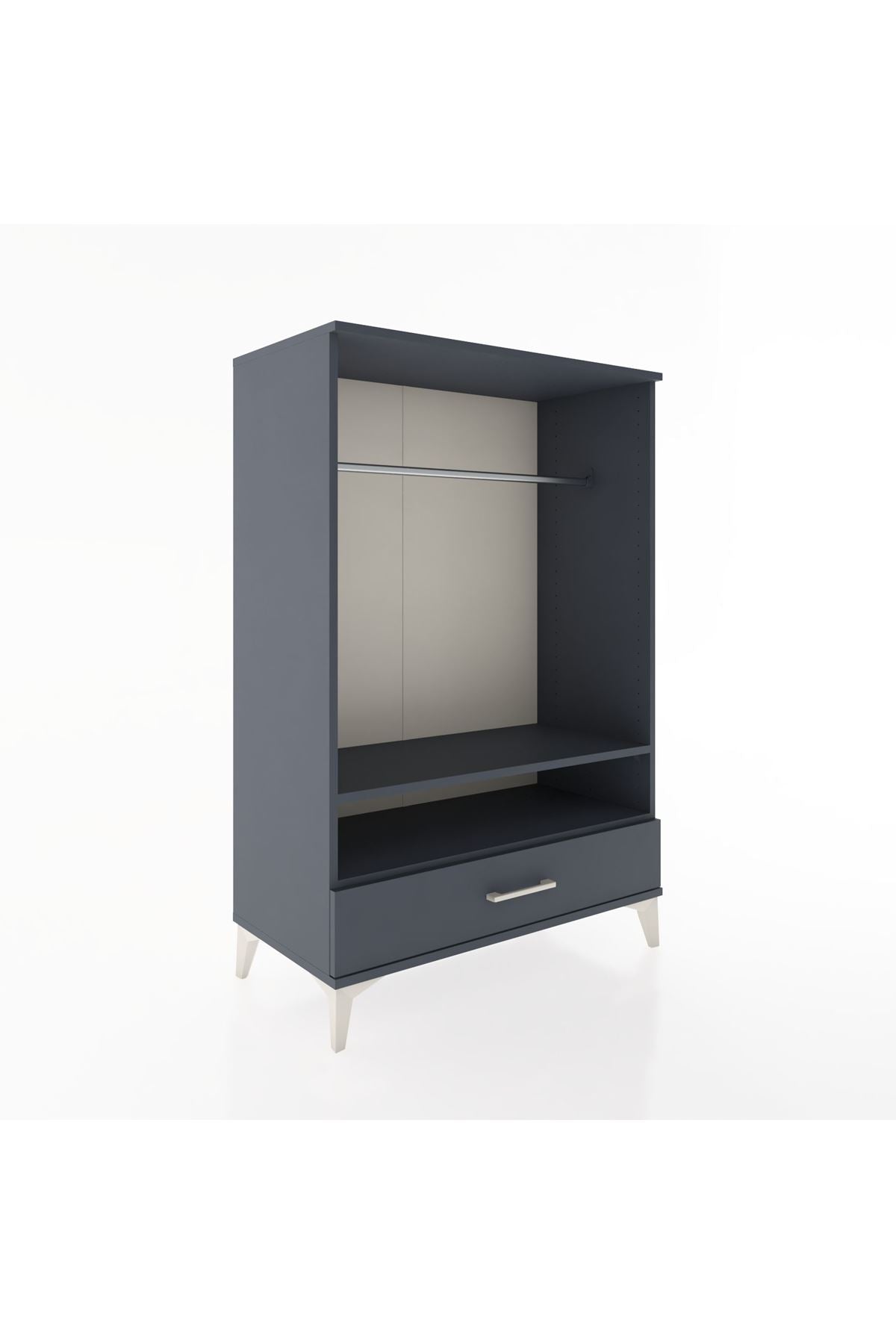 Hyperion Dolap 2 Raflı Tek Çekmeceli Tek Askılı 88x44x134 - S51M141V5B