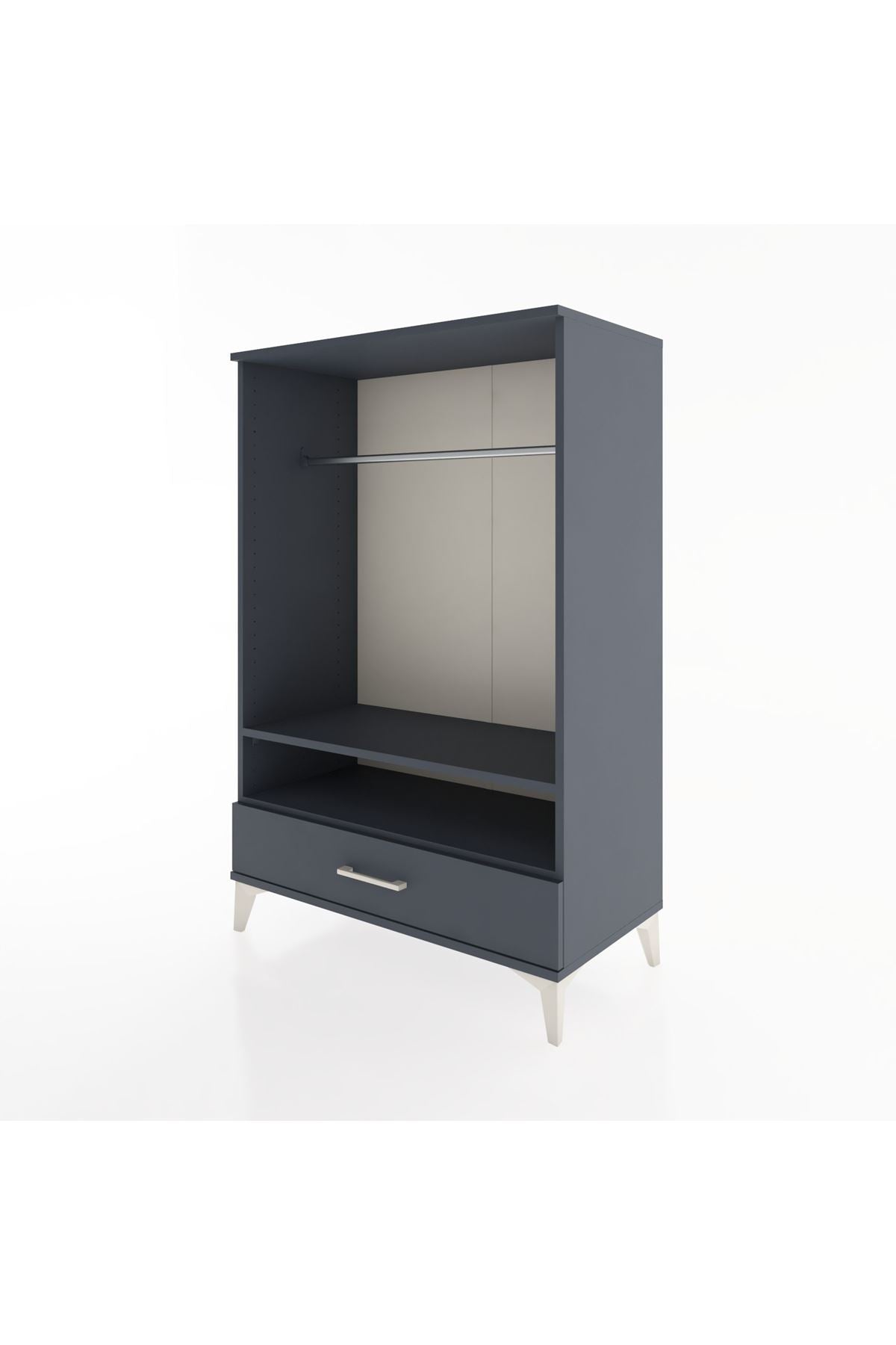 Hyperion Dolap 2 Raflı Tek Çekmeceli Tek Askılı 88x44x134 - S51M141V5B