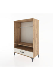 Hyperion Dolap 2 Raflı Tek Çekmeceli Tek Askılı 88x44x134 - S51M141V7B