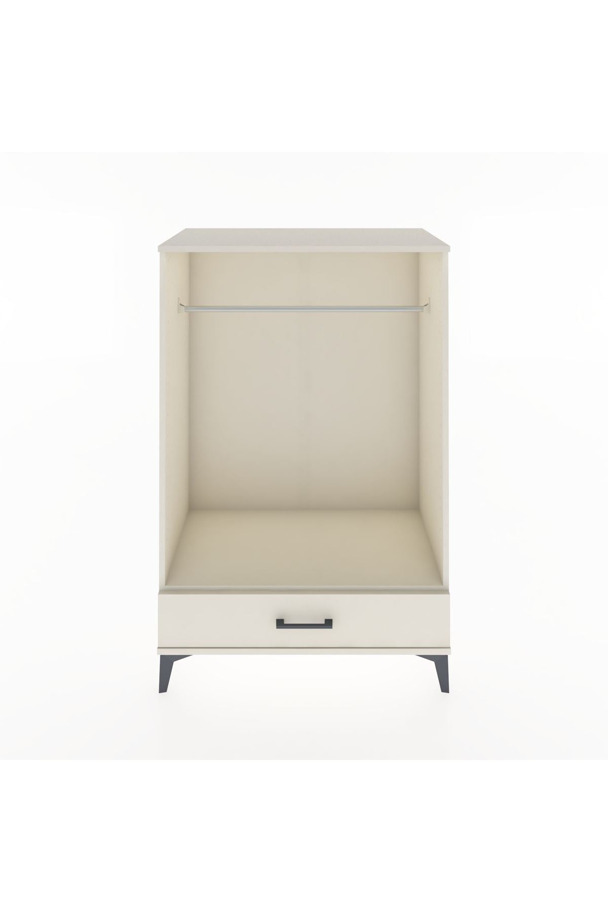Hyperion Dolap Tek Raflı Tek Çekmeceli Tek Askılı 88x44x134 - S51M142V1B