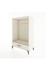 Hyperion Dolap Tek Raflı Tek Çekmeceli Tek Askılı 88x44x134 - S51M142V1B