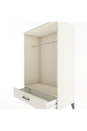 Hyperion Dolap Tek Raflı Tek Çekmeceli Tek Askılı 88x44x134 - S51M142V1B