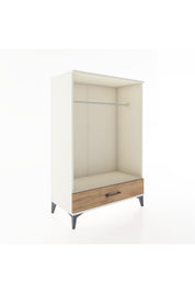 Hyperion Dolap Tek Raflı Tek Çekmeceli Tek Askılı 88x44x134 - S51M142V3B