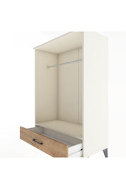 Hyperion Dolap Tek Raflı Tek Çekmeceli Tek Askılı 88x44x134 - S51M142V3B