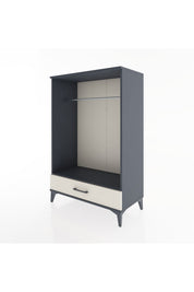Hyperion Dolap Tek Raflı Tek Çekmeceli Tek Askılı 88x44x134 - S51M142V4B