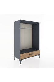 Hyperion Dolap Tek Raflı Tek Çekmeceli Tek Askılı 88x44x134 - S51M142V6B